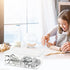 Cookie Cutters Organizer for Baking, Biscuit Cutters Storage Box with 8 Adjustable Compartments and Dustproof Lid