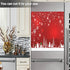 Christmas Tree Snowman Magnetic Sticker, Dishwasher Door Cover, Kitchen Cabinet Panels, Fridge Magnet Decor 23"W x 26"H