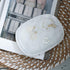 Marble Vanity Tray, Decorative Oval Storage Organizer for Mini Bathroom Kitchen Dresser Jewelry Dish, Counter or Desk