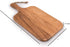 Samhita Acacia Wood Cutting Board, 15" x 7", for Meat, Cheese, Bread, Vegetables & Fruits, with Grip Handle