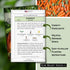 Packet (4) Sow Right Seeds - Kuroda Carrot Seeds for Planting - Non-GMO Heirloom with Instructions to Plant a Home