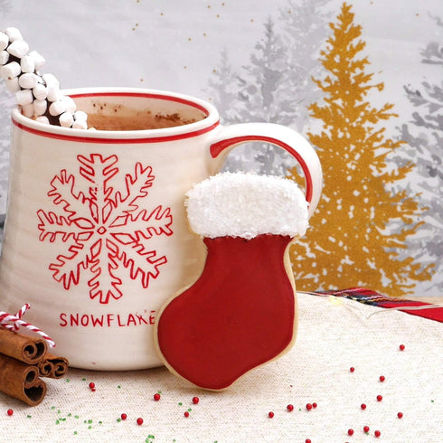Christmas Stocking Cookie Cutter, Premium Food-Grade Stainless Steel, Dishwasher Safe