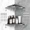 Generic 2 Pack Corner Shower Shelf,10-Inch 304 Stainless Steel Bathroom Shelves with 6