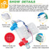 Upgrade W11101906 Washer Water Inlet Valve by Techecook, Compatible with Whirlpool, Amana, Maytag