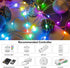 WS2812B 2X32.8FT 200LED DC5V BTF-LIGHTING IC RGB Pebble Pixel Seed String Roll Individual Addressable Chasing Color