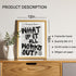 NaZaUK 70s 12x16 Retro Black And White Newspaper Poster Wall Art, What If It All Works Out Wall Art, Trendy Preppy