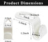 Hanger Connector Hooks – 50-Pack Clothes Hanger Connector Hooks – Space-Saving Hanger for Closet Organizer – Cascading Space Saver Hangers for Small Space Organization and Closet by C CRYSTAL LEMON