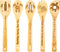 5PCS Turtle Wooden Cooking Spoons Set, Bamboo Cooking Utensil Spoons, Turtle Gifts for Women, Kitchen Decor