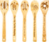 5PCS Turtle Wooden Cooking Spoons Set, Bamboo Cooking Utensil Spoons, Turtle Gifts for Women, Kitchen Decor