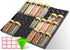 Idcymoul Spice Drawer Organizer 3-Tier Expandable (11"-22" Wide), Spice Rack for Cabinet with