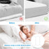 Bed Sheet Straps, 2Pcs Elastic Adjustable Bed Sheet Holder Straps, Fitted Sheet Straps to Hold Sheets in Place with Metal Clips, Sheet Holders for Mattress Cover, Sheet, Sofa Cushion (White)