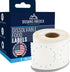 Dissolvable Food Labels for Canning - 250 Labels for Pantry, Food Containers, Mason Jar Storage - Made in USA