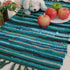 Chindi Rag Rug, Multi Color Striped Area Rug, Machine Washable Cotton, 20'' x 31"