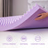 SINWEEK 2 Inch Egg Crate Memory Foam Mattress Topper, Twin Size, Soft Pad for Back Pain Relief, CertiPUR-US Certified