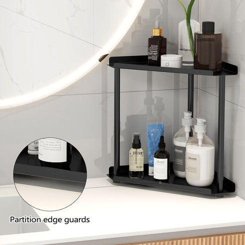 Counter Countertop,Countertop FLE Corner Bathroom Organizer, Bathroom Organizer Storage Shelf for Bath
