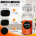 Set, 6 Pack 4oz 136 1 Segarty Glass Spice Jars Clear Spice Jars with Labels Stickers and Chalk Pen, Empty Spice