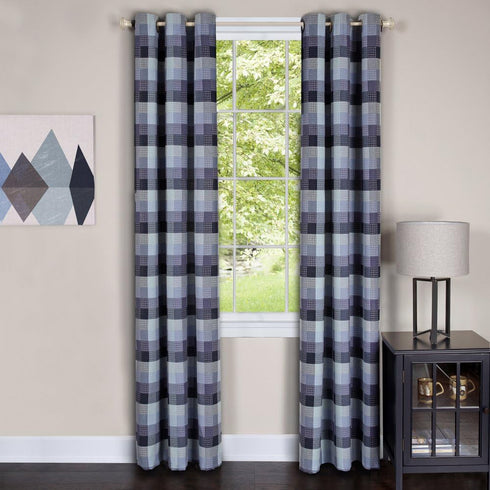 Achim Home Furnishings Harvard Valance w/10 Sm Grommets, 58 x 14, Blue