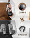 Set 2 1 Set Sangcon Electric Salt and Pepper Grinder Shakers IN - USB RECHARGEABLE Salt and Pepper Mill All in One