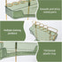 2-Tier Countertop shuang qing Upgraded Corner Bathroom Organizer Spacious Storage for Makeup, Skincare & Perfumes