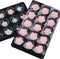 2 Pcs Set 15 Cavity Sugar Flower Fondant Shaping Plate, Plastic Mold