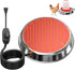 Chicken Water Heater for Winter,14" Heating Base for Metal/Plastic Chicken Waterer Poultry