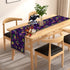 Pudodo Mardi Gras Table Runner - Carnival Mask Fleur De Lis Tablecloth for New Orleans Masquerade Party, Kitchen Dining
