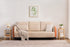 2 Apicizon Tier End Table, Small Side Table with Solid Wood Legs, Boho Bedside Table with Storage Shelf, Nightstand