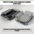 Evelots Bakeware/Cookware Scratch Protectors, Set of 12, Extra Thick Felt Dish Dividers for Preventing Chips and Cracks