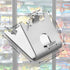 HK 920158 Freezer Shelf Clip, Replacement Shelf Support for Refrigerator, Stainless Steel Hooks, Pack of 10