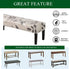 Room,A19 CRFATOP Dining Bench Cover Printed Seat Cushion Slipcovers Stretch Upholstered Slipcover Removable Washable