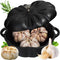 Cast Iron Garlic Roaster for Kitchen Grill Oven, Indoor or Outdoor BBQ Grill Garlic Tools, Garlic Baker