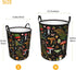 Yossyaog 13.4X16.5IN Mushroom Laundry Basket, Mushroom Decor Laundry Bag with Handles-Collapsible Storage Bin Mushroom
