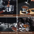 58mm Bottomless Portafilter with Double Shot Filter Basket & Walnutwood Handle, Compatible with Breville Machines