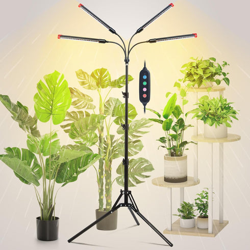 4Head Grow Light with Stand, Grow Lights for Indoor Tall Plants, Bonsai