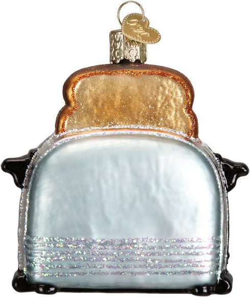 Old World Christmas Retro Toaster Glass Blown Ornament