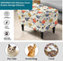 27"-35" 14 KRFOONN Stretch Ottoman Cover Slipcovers Rectangle Fit Length Footrest Stool Covers Printed Ottoman Cover