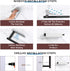 Counter 304 ASTOFLI Paper Towel Holder Under Cabinet No Drilling, Self Adhesive Paper Towel Holder Wall Mount