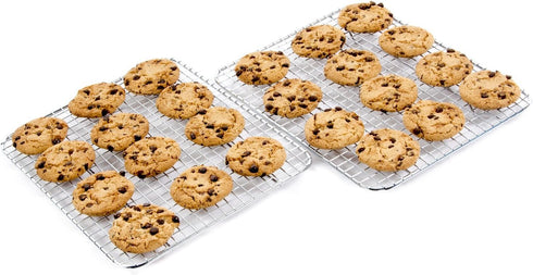 Goson Kitchen Stainless Steel Heavy Duty Cooling Rack, 8"x10", Set of 2, Oven Safe up to 575F