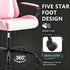 Pink Gaming Chair, Ergonomic High Back Video Game Chairs Racing Style with Lumbar Support, Headrest & Arms Gaming Chair