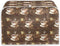Coffee Design 2 Slice Toaster Dust Covers, Decorative Lotus Print, Stain Resistant Kitchen Appliance Cover