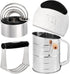 Tosnail Pastry Cutter Set - 8 Pieces Stainless Steel Professional Dough Tools for Baking Cookies and Donuts