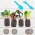 ZeeDix 100 Pcs 30mm Peat Pellets Seed Starter Soil Pods for Vegetable Seedling with 100 Labels & 2 Tools