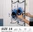 2PK 12 Large Pockets Over Door Hanging Shoe Organizer
