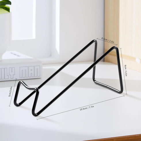 Countertop Wine Rack, 4 Pcs Wine Bottle Holder, Metal Small Wine Rack, Tabletop Storage Stand for Cabinet, Black