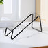 Countertop Wine Rack, 4 Pcs Wine Bottle Holder, Metal Small Wine Rack, Tabletop Storage Stand for Cabinet, Black