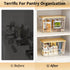 2 Set 4-13 (11-7/32"L*7" W*7-1/8"H) Delamu Pantry Organizers and Storage, Trash Bag Holder Under Sink Organizer for Gal