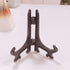 SK 3" High Black Plastic Display Stands, Plate Holders to Display Pictures, Pack of 12 Easels