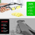 SAYLVME 3 1, Garlic Press and Slicer In Food Grade Stainless Steel Garlic Mincer Chopper Crusher Garlic Press Kitchen