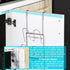 YQh The-Cabinet Pot Lid Organizer, Door Mounted Pot Cover Rack, 304 Stainless Steel Pot Lid Storage