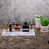 Rectangular Marble Vanity Tray - 11-5/8" x 6-1/4" for Counter, Bathroom, Dresser, Nightstand or Desk